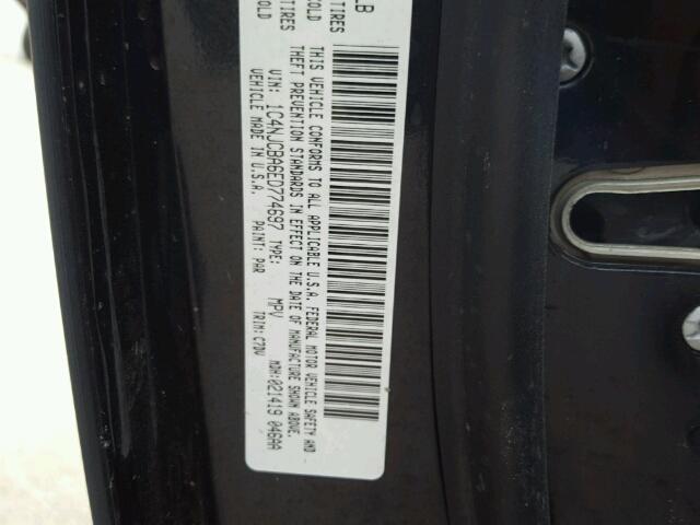 1C4NJCBA6ED774697 - 2014 JEEP COMPASS SP ლურჯი ფოტო 10