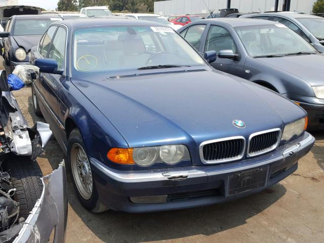 WBAGG8344YDN79955 - 2000 BMW 740 I AUTO BLUE photo 1