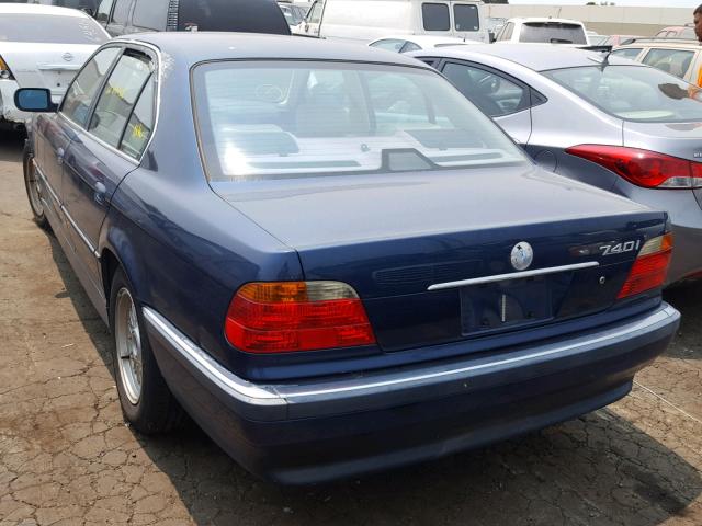 WBAGG8344YDN79955 - 2000 BMW 740 I AUTO BLUE photo 3