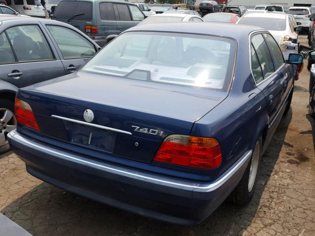 WBAGG8344YDN79955 - 2000 BMW 740 I AUTO BLUE photo 4