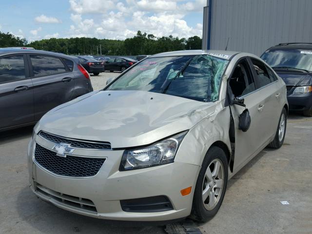 1G1PC5SB8D7310565 - 2013 CHEVROLET CRUZE LT TAN photo 2