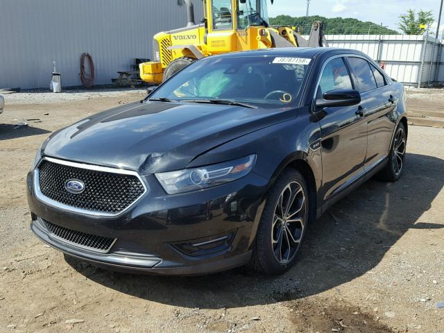 1FAHP2KT7DG147842 - 2013 FORD TAURUS SHO BLACK photo 2