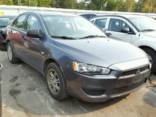 JA3AU16U89U001300 - 2009 MITSUBISHI LANCER GRAY photo 1