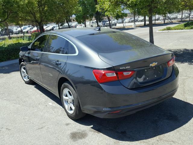 1G1ZB5ST9HF253325 - 2017 CHEVROLET MALIBU LS CHARCOAL photo 3
