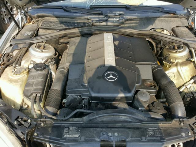 WDBNG70J51A182386 - 2001 MERCEDES-BENZ S 430 SILVER photo 7