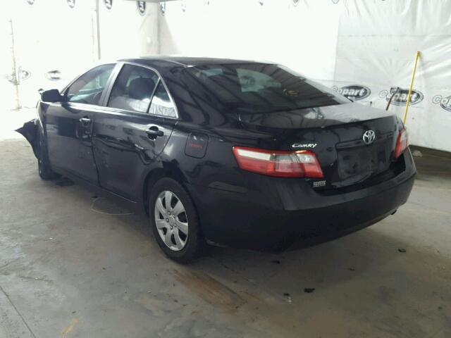 4T1BE46K28U227281 - 2008 TOYOTA CAMRY BLACK photo 3