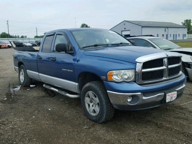 1D7HU18D34J146211 - 2004 DODGE RAM 1500 S BLUE photo 1