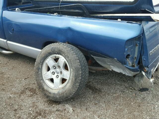 1D7HU18D34J146211 - 2004 DODGE RAM 1500 S BLUE photo 9