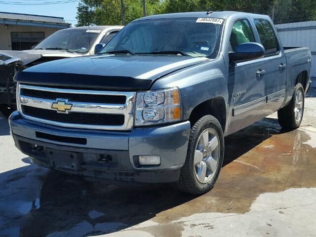 3GCEK33M19G230316 - 2009 CHEVROLET SILVERADO BLUE photo 2