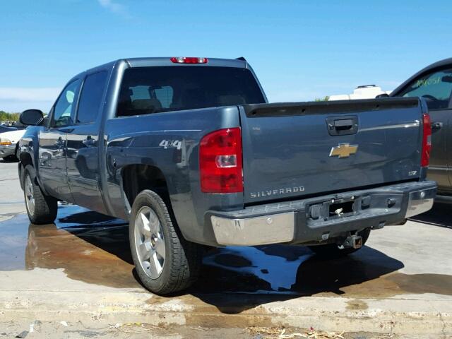 3GCEK33M19G230316 - 2009 CHEVROLET SILVERADO BLUE photo 3