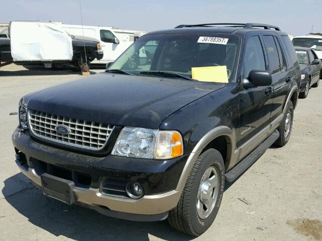 1FMDU74W72ZB64563 - 2002 FORD EXPLORER BLACK photo 2