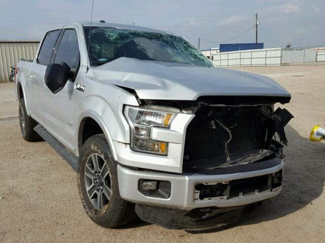 1FTEW1EG5GKE30539 - 2016 FORD F150 SUPER SILVER photo 1