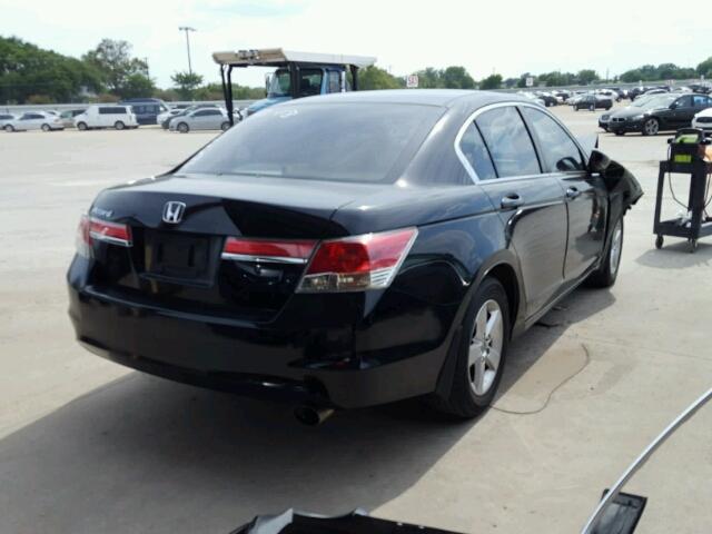 1HGCP2F31CA191529 - 2012 HONDA ACCORD LX BLACK photo 4