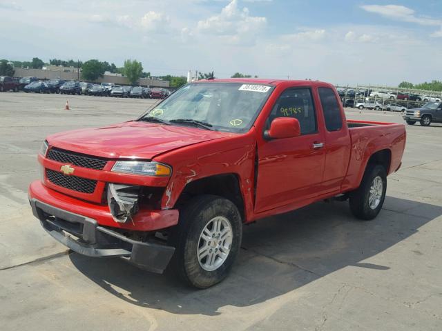 1GCJTCFE2C8147930 - 2012 CHEVROLET COLORADO L RED photo 2