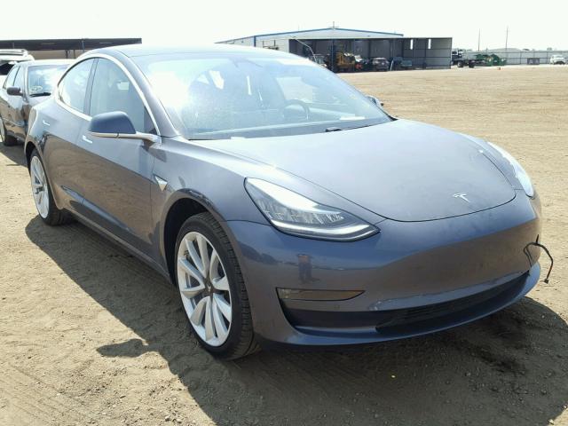 5YJ3E1EA8JF017802 - 2018 TESLA MODEL 3 გრაფიტი ფოტო 1