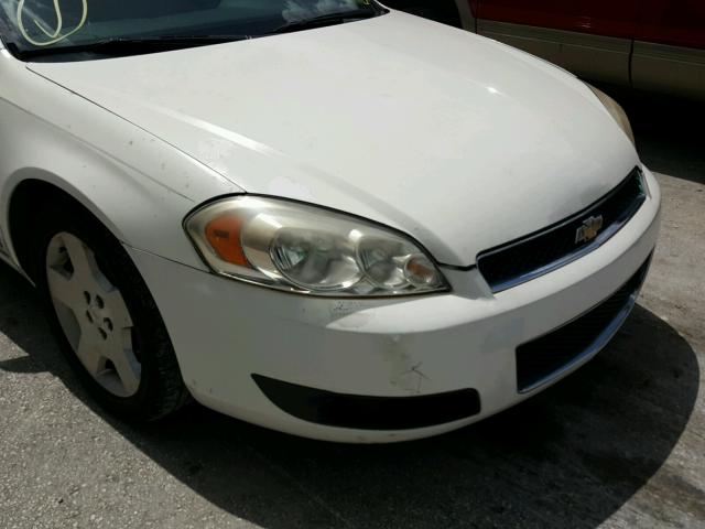 2G1WD58CX69129784 - 2006 CHEVROLET IMPALA SUP WHITE photo 9