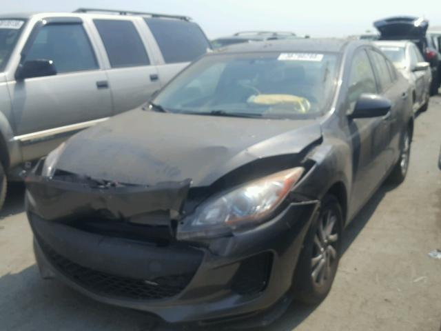 JM1BL1V87C1570628 - 2012 MAZDA 3 I GRAY photo 2