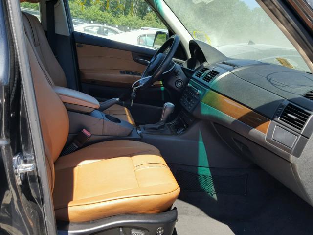 WBXPC934X9WJ29238 - 2009 BMW X3 XDRIVE3 BLACK photo 5