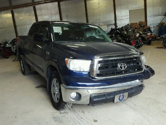 5TFEY5F19AX091399 - 2010 TOYOTA TUNDRA BLUE photo 1