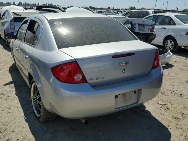 1G1AL58F987204115 - 2008 CHEVROLET COBALT LT SILVER photo 3