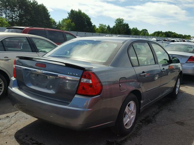 1G1ZT52835F307917 - 2005 CHEVROLET MALIBU LS Boz foto 4