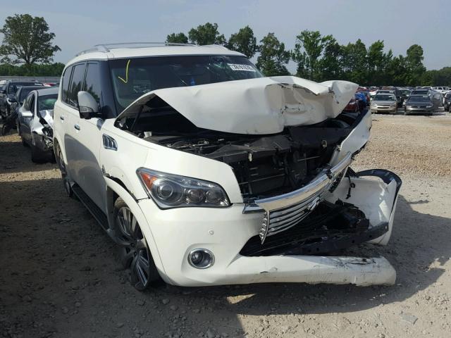 JN8AZ2NE9E9063177 - 2014 INFINITI QX80 WHITE photo 1