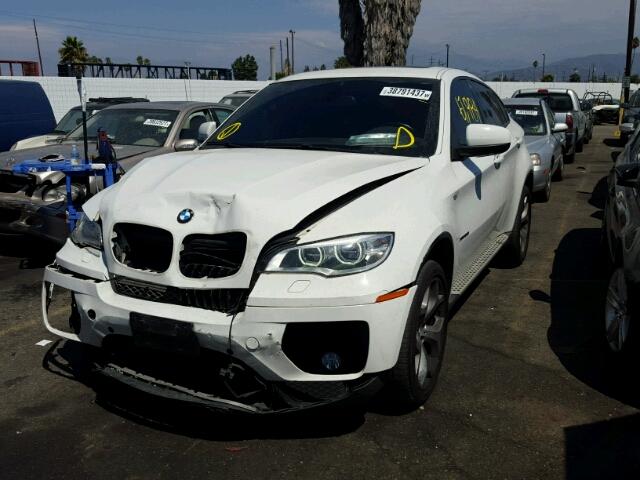 5UXFG2C50DL786491 - 2013 BMW X6 XDRIVE3 WHITE photo 2