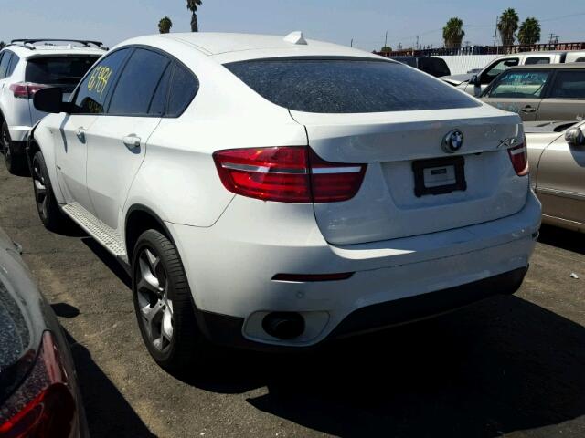 5UXFG2C50DL786491 - 2013 BMW X6 XDRIVE3 WHITE photo 3