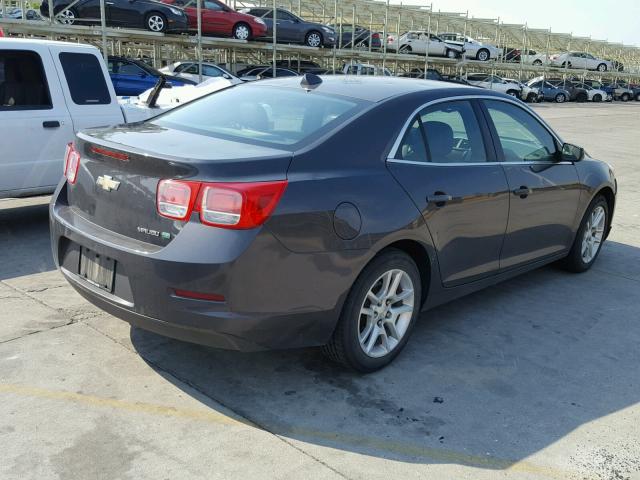 1G11D5RR0DF113238 - 2013 CHEVROLET MALIBU 1LT ნაცრისფერი ფოტო 4