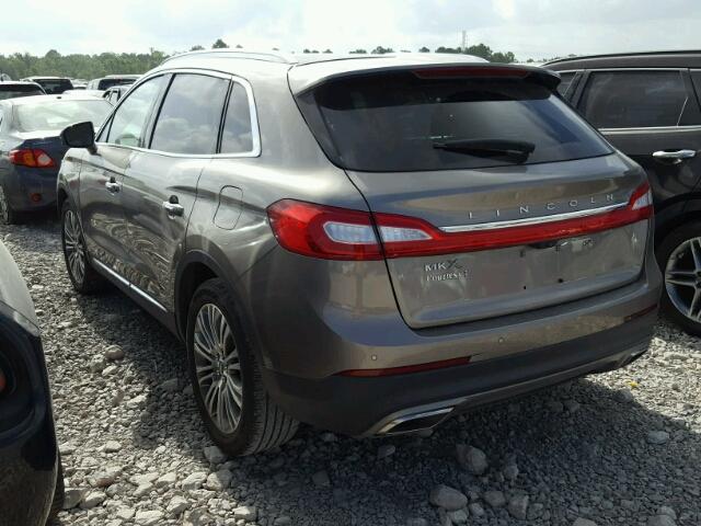 2LMTJ6LR8GBL76882 - 2016 LINCOLN MKX RESERV SILVER photo 3