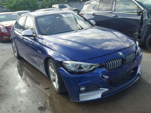 WBA8D9C32HA011294 - 2017 BMW 330 XI BLUE photo 1