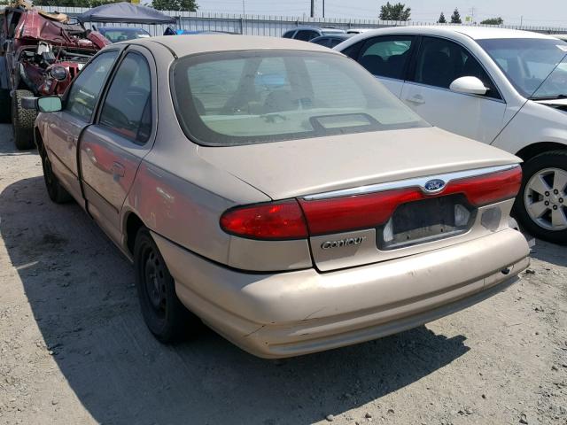 1FALP6534WK104945 - 1998 FORD CONTOUR BA GOLD photo 3