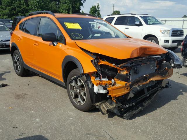 JF2GTAAC3JG253490 - 2018 SUBARU CROSSTREK ORANGE photo 1