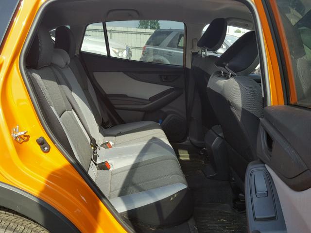 JF2GTAAC3JG253490 - 2018 SUBARU CROSSTREK ORANGE photo 6