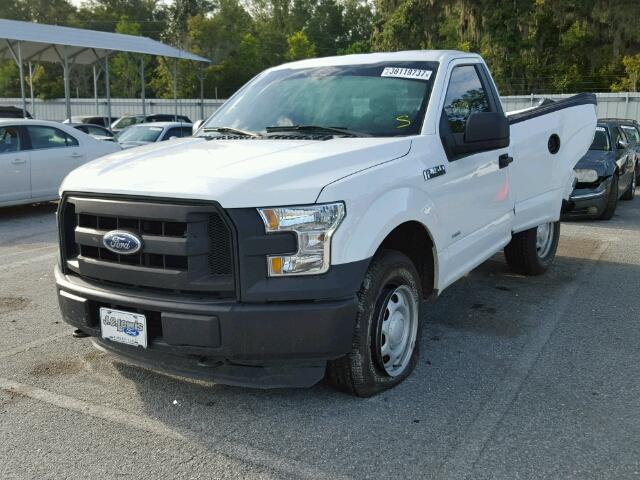 1FTMF1EP8GFB03119 - 2016 FORD F150 WHITE photo 2