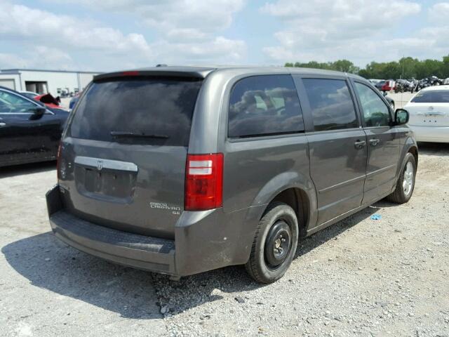 2D4RN4DE5AR303386 - 2010 DODGE GRAND CARA GRAY photo 4