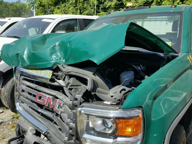 1GD31VCGXJZ285556 - 2018 GMC SIERRA C35 GREEN photo 7