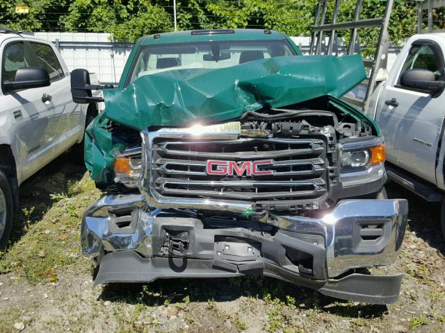 1GD31VCGXJZ285556 - 2018 GMC SIERRA C35 GREEN photo 9