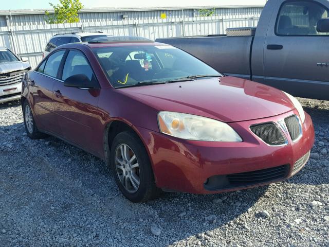 1G2ZG528654135751 - 2005 PONTIAC G6 RED photo 1