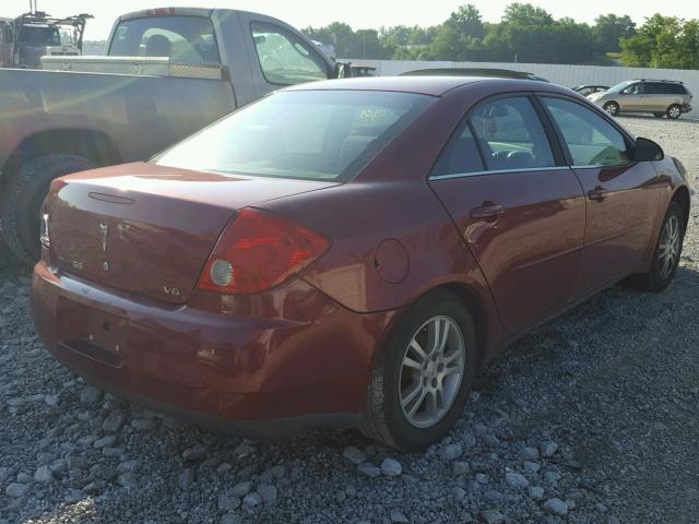 1G2ZG528654135751 - 2005 PONTIAC G6 RED photo 4