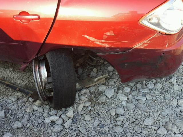1G2ZG528654135751 - 2005 PONTIAC G6 RED photo 9