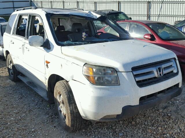 5FNYF28646B002236 - 2006 HONDA PILOT EX WHITE photo 9