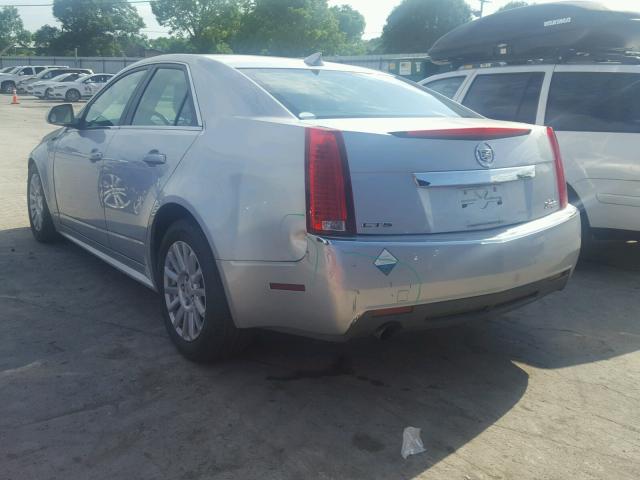 1G6DA5E55C0120755 - 2012 CADILLAC CTS SILVER photo 3