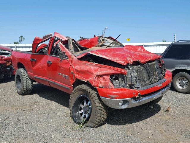 3D7KS28C26G291771 - 2006 DODGE RAM 2500 S RED photo 1