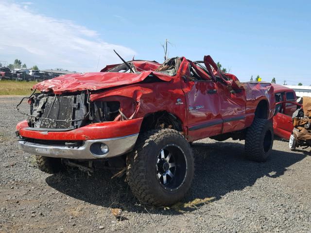 3D7KS28C26G291771 - 2006 DODGE RAM 2500 S RED photo 2
