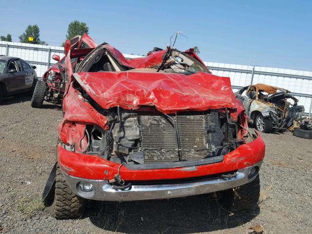 3D7KS28C26G291771 - 2006 DODGE RAM 2500 S RED photo 9