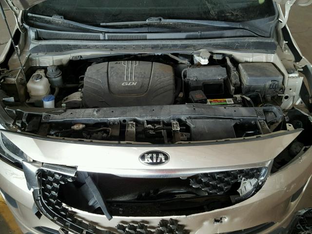 KNDMB5C13G6149149 - 2016 KIA SEDONA LX TAN photo 7