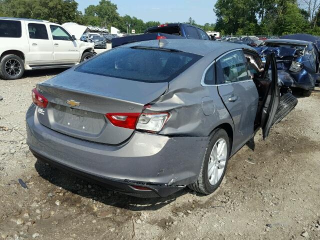 1G1ZE5ST9HF142457 - 2017 CHEVROLET MALIBU LT Grau Foto 4