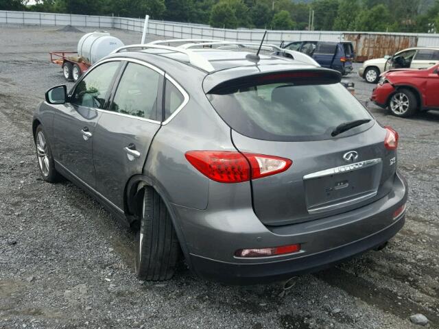 JN1AJ0HR4BM854170 - 2011 INFINITI EX35 BASE GRAY photo 3