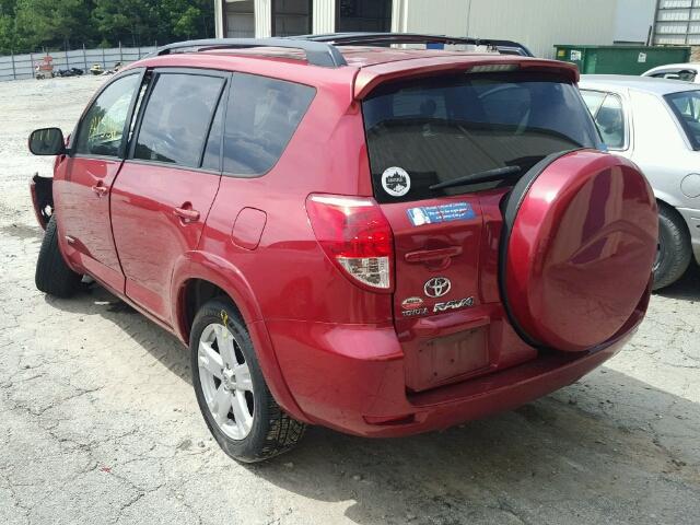 JTMZD32VX65019091 - 2006 TOYOTA RAV4 RED photo 3